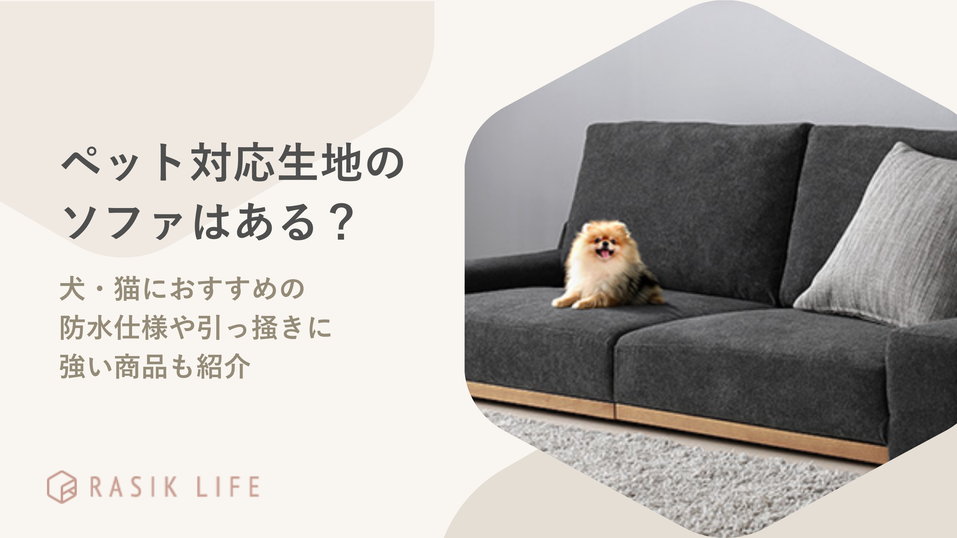 ペット対応生地のソファはある?犬・猫におすすめの防水仕様や引っ掻きに強い商品も紹介