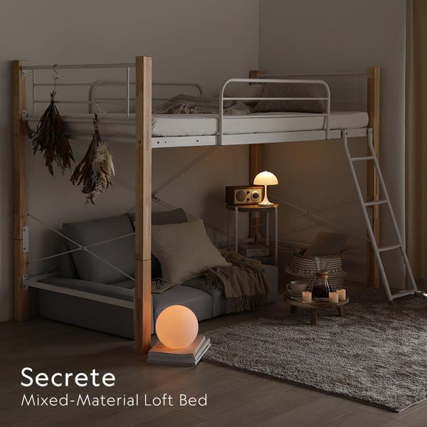 Secrete Mixed-Material Loft Bed