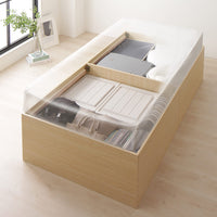 大容量640L収納ベッド ナチュラル