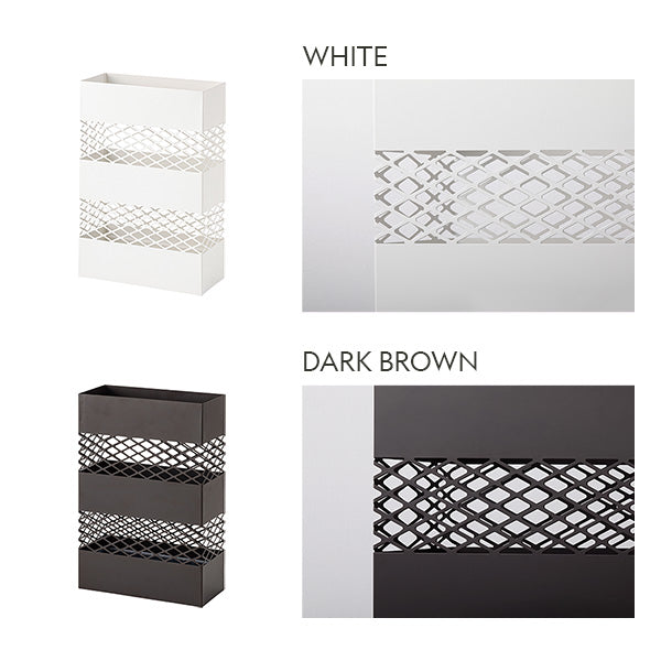 WHITE/DARK BROWN
