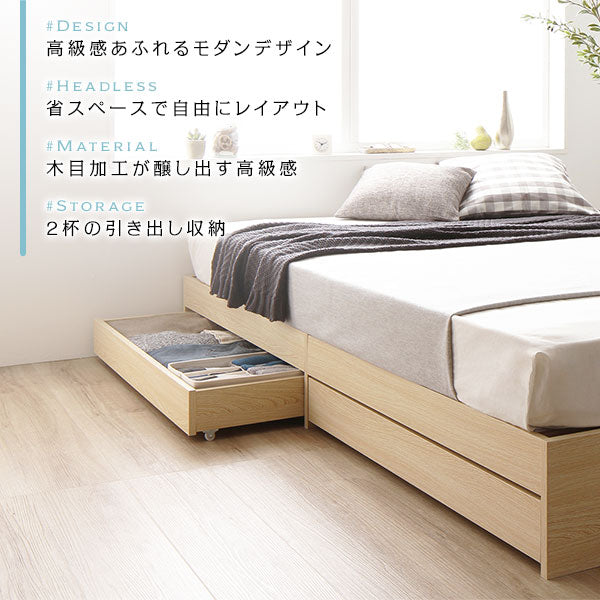 高級感あふれるモダンデザイン/省スペースで自由にレイアウト/木目加工が醸し出す高級感/2杯の引き出し収納