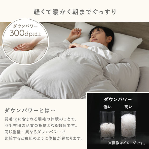軽くて暖かく朝までぐっすり