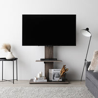 テレビスタンド 『Fliyga フリーガ』 首固定タイプ ハイタイプ グレージュ 32~65型対応 震度7試験クリア