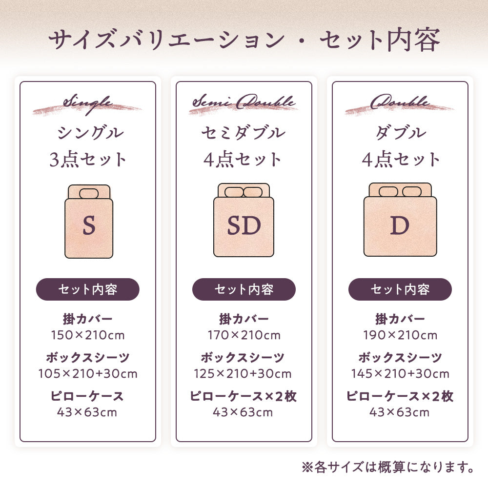 シングル セミダブル ダブル