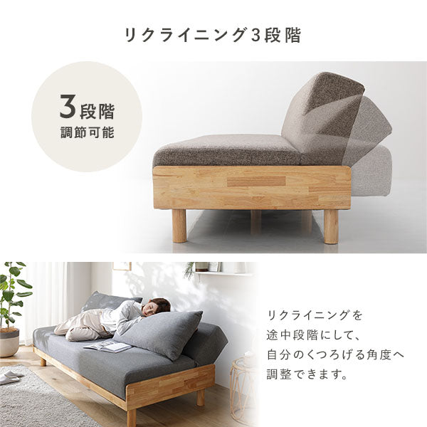 リクライニング3段階
