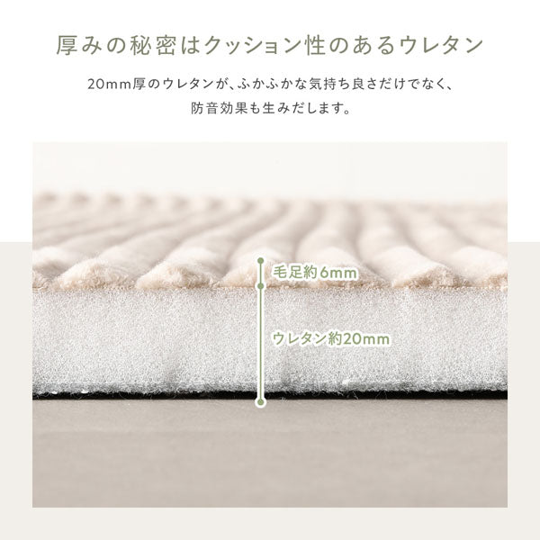 厚みの秘密はクッション性のあるウレタン