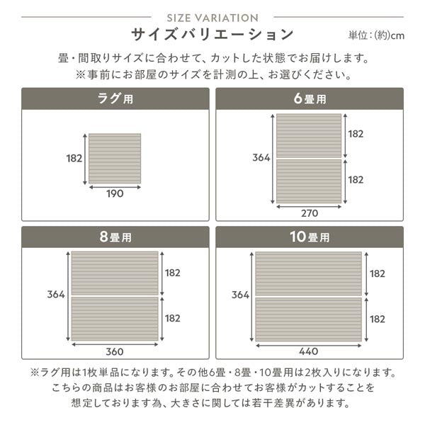 サイズバリエーション