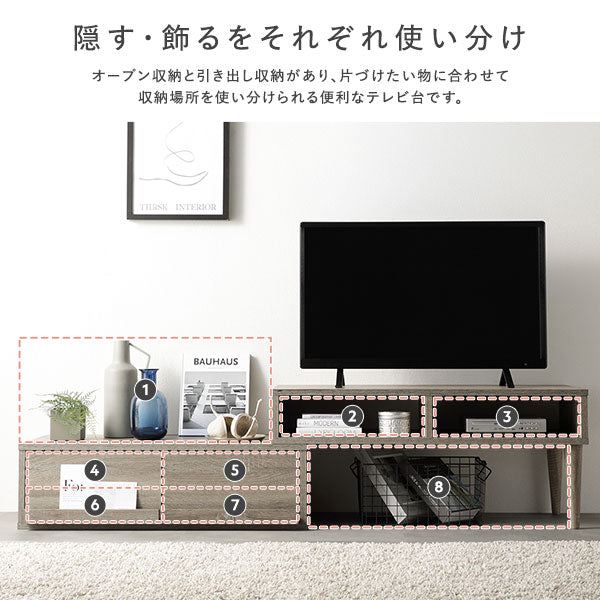 隠す・飾るをそれぞれ使い分け