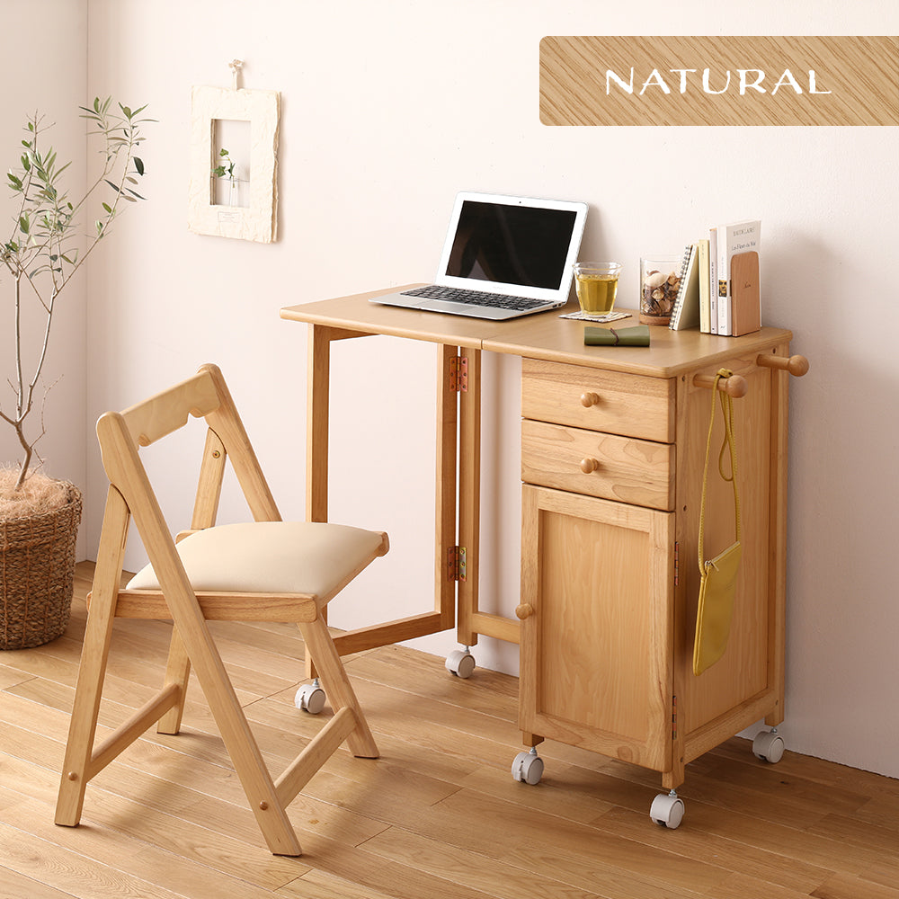 ナチュラル 天然木 デスク