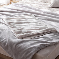 あったかフランネル ブランケット『toromofu トロモフ』ベージュ