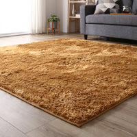 洗えるシャギーラグ 制菌加工 【1.5畳(約130×185cm)】 オレンジ