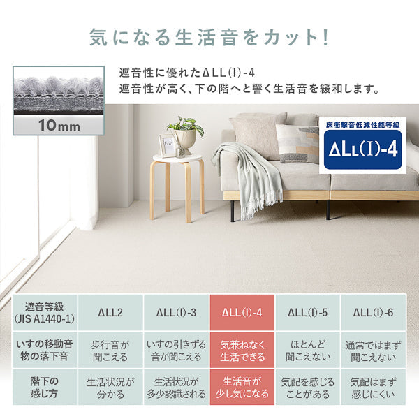 気になる生活音をカット!