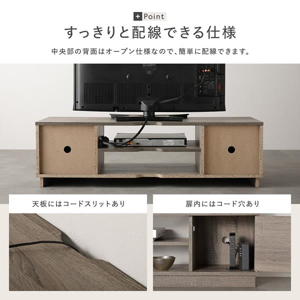 すっきりと配線できる仕様