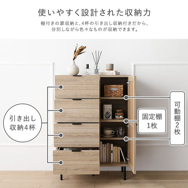 使いやすく設計された収納力
