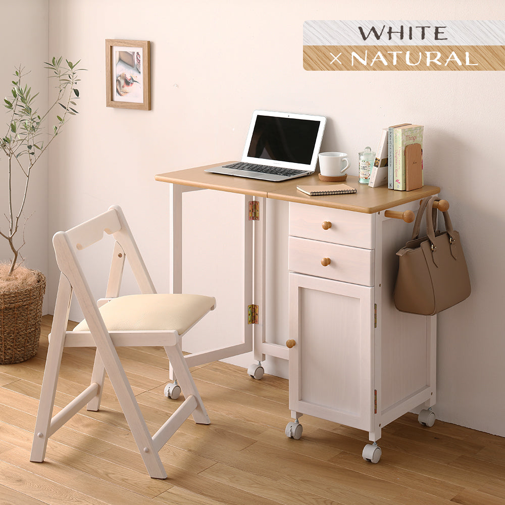 ホワイト ナチュラル デスク
