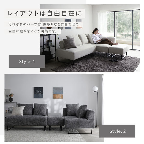 レイアウトは自由自在に