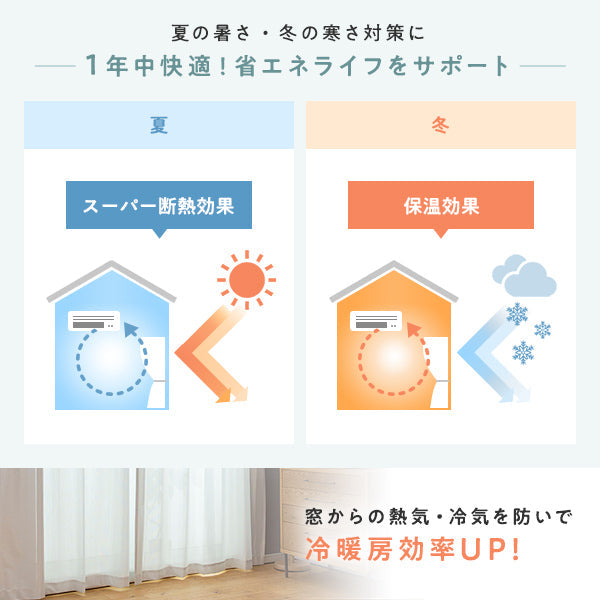 1年中快適!省エネライフをサポート