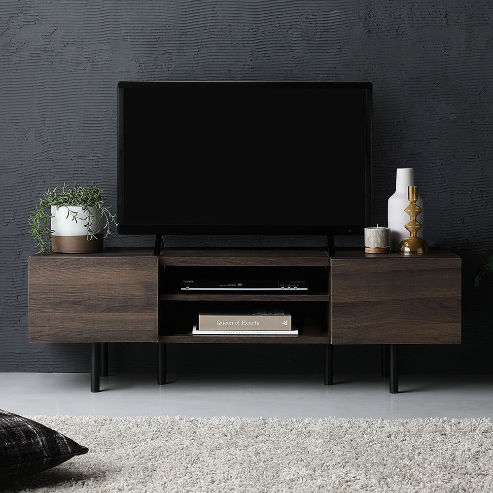 ワイドテレビボード 120cm幅 ブラウン