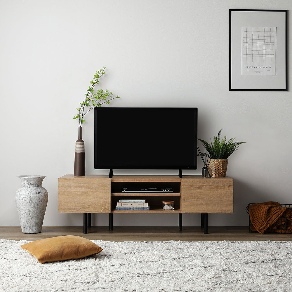 ワイドテレビボード 120cm幅 ナチュラル