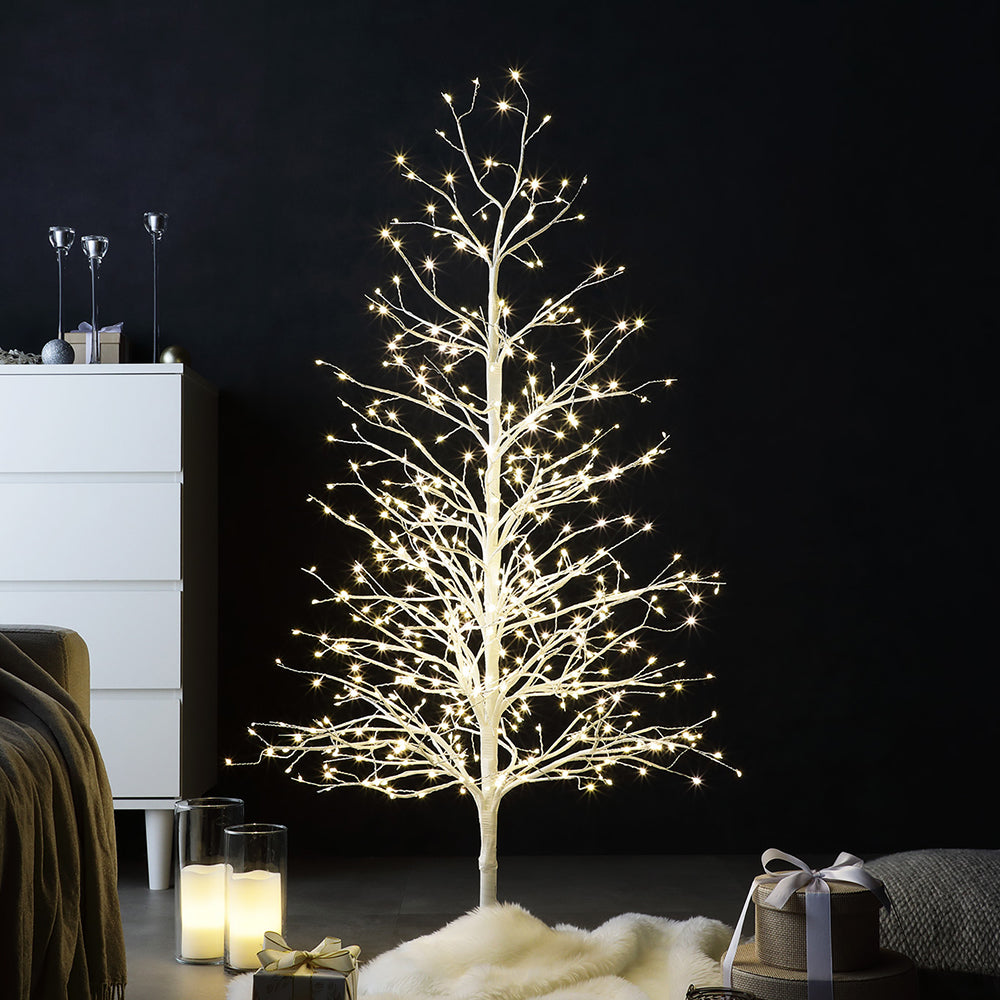 【クリスマス】 ノーブルブランチツリー(フラッシュ仕様 LED ・ 自動タイマー) 高さ約120cm