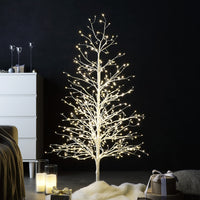 【クリスマス】 ノーブルブランチツリー(フラッシュ仕様 LED ・ 自動タイマー) 高さ約120cm