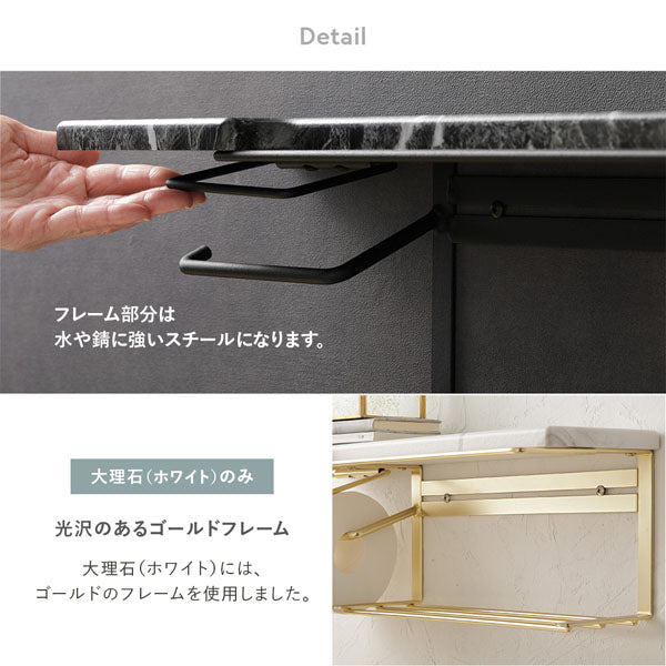 フレーム部分は水や錆に強いスチールになります。