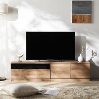 組み替え自在 ワイドテレビボード 『Tivra ティヴラ』 引き出し×扉タイプ 150cm幅 ナチュラル