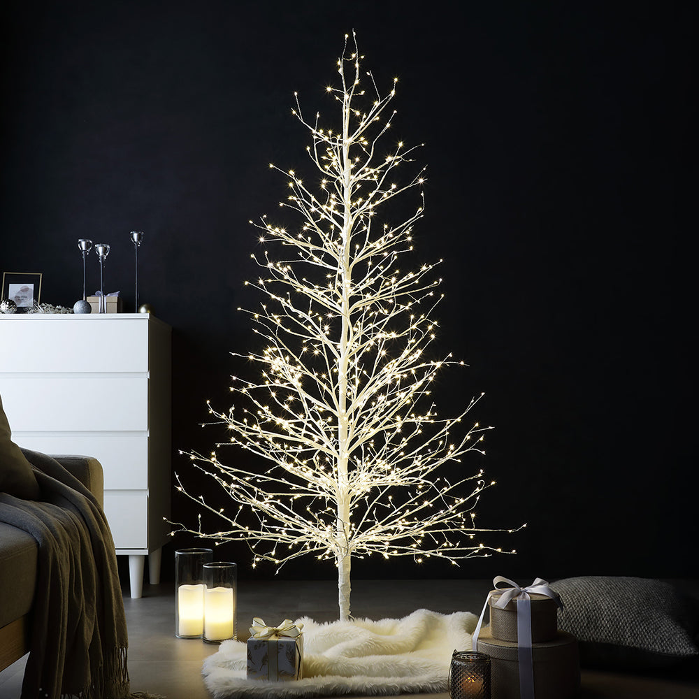 【クリスマス】 ノーブルブランチツリー(フラッシュ仕様 LED ・ 自動タイマー) 高さ約150cm