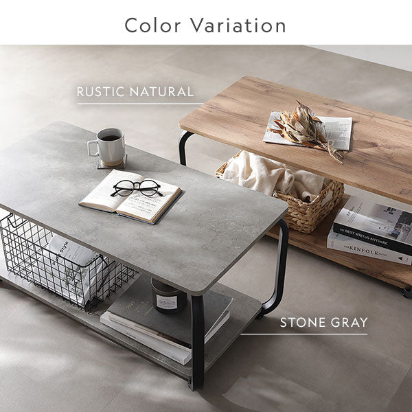 カラーバリエーションは2色(ラスティックナチュラル/ストーングレー)