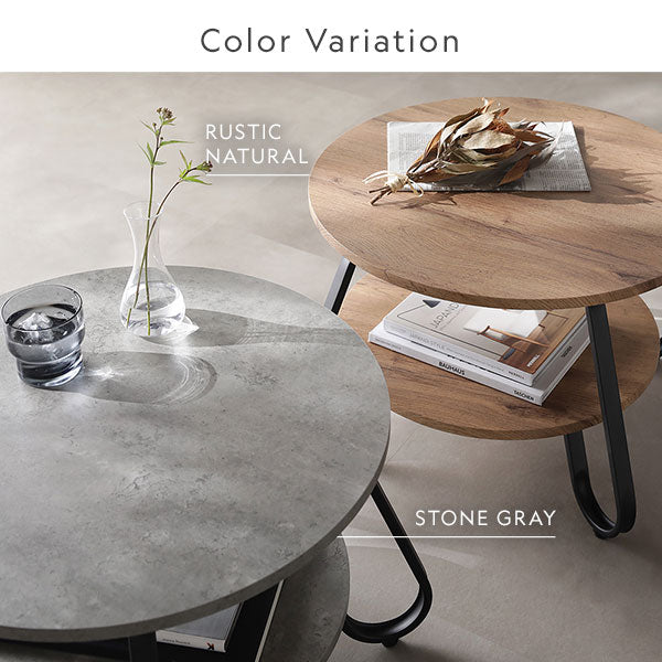 カラーバリエーションは2色(ラスティックナチュラル/ストーングレー)