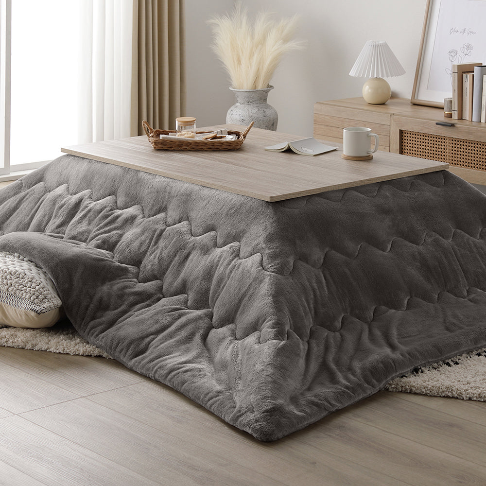 長方形(約105×75cm):グレージュ/ウォールナット・グレー