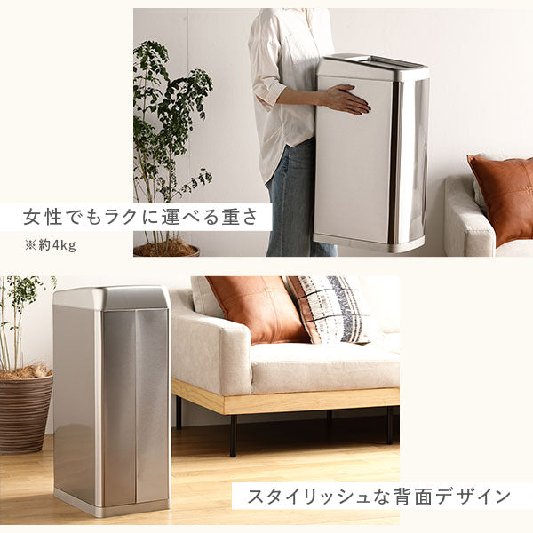 女性でもラクに運べる重さ(約4kg)/スタイリッシュな背面デザイン