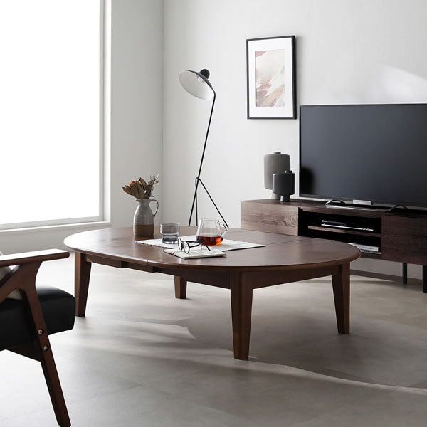 オーバルエクステンションテーブル 『Elden エルデン』 高さ約35cm