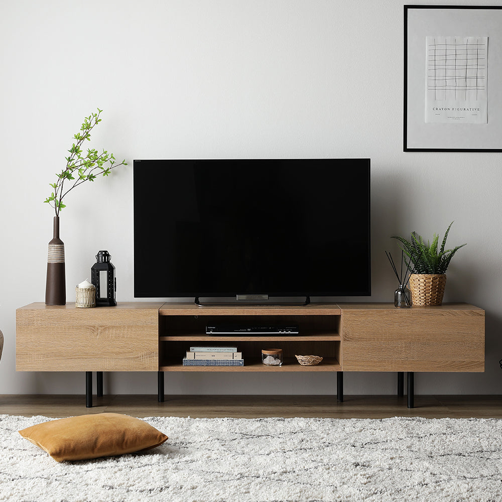 ワイドテレビボード 180cm幅 ナチュラル