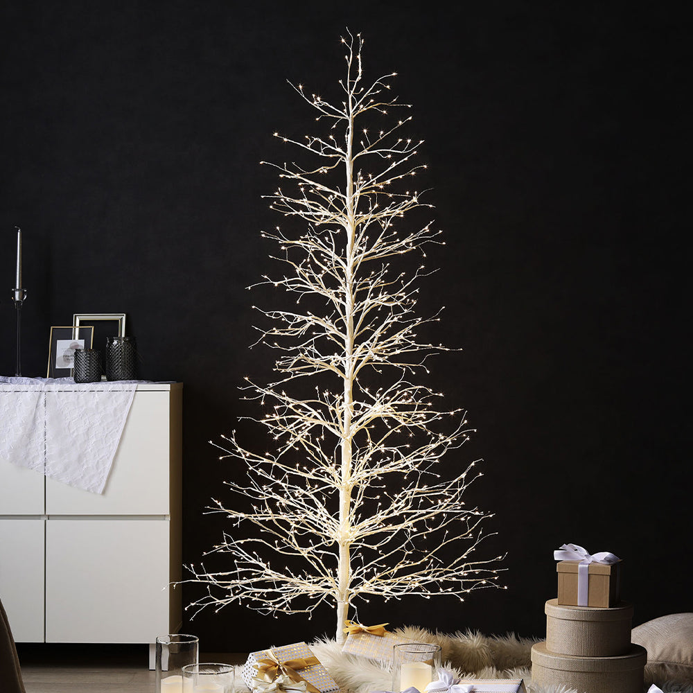 【クリスマス】 ノーブルブランチツリー(フラッシュ仕様 LED ・ 自動タイマー) 高さ約180cm