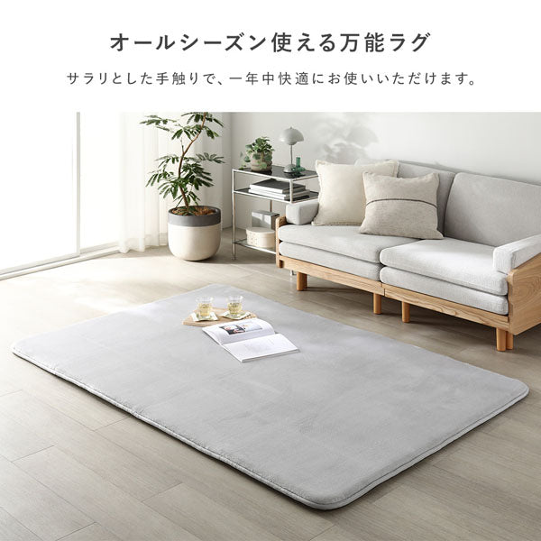 オールシーズン使える万能ラグ