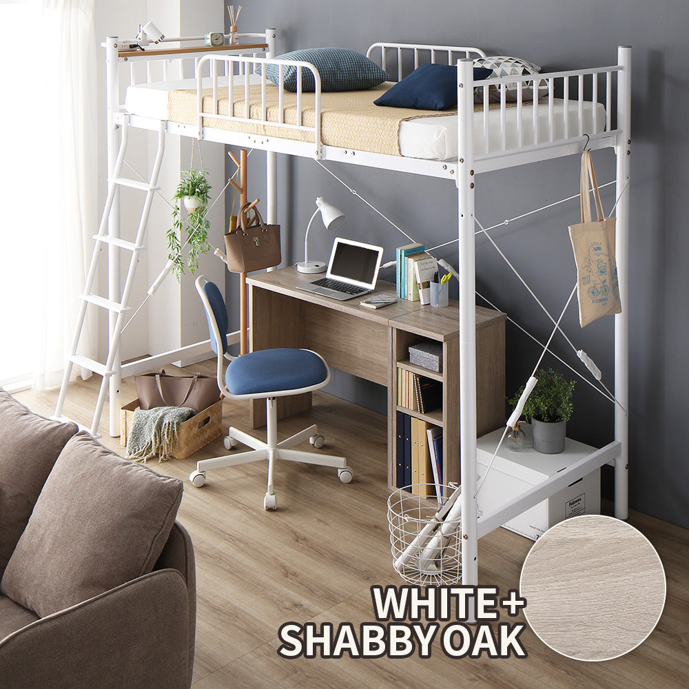 ホワイト+シャビーオーク