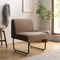 古材風ヴィンテージ ソファダイニング 1人掛けソファ ブラウン