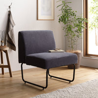 古材風ヴィンテージ ソファダイニング 1人掛けソファ ネイビー