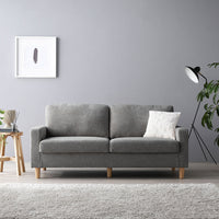 2.5人掛け 洗える着替えソファ『&NAME アンドネーム』リッチグレー