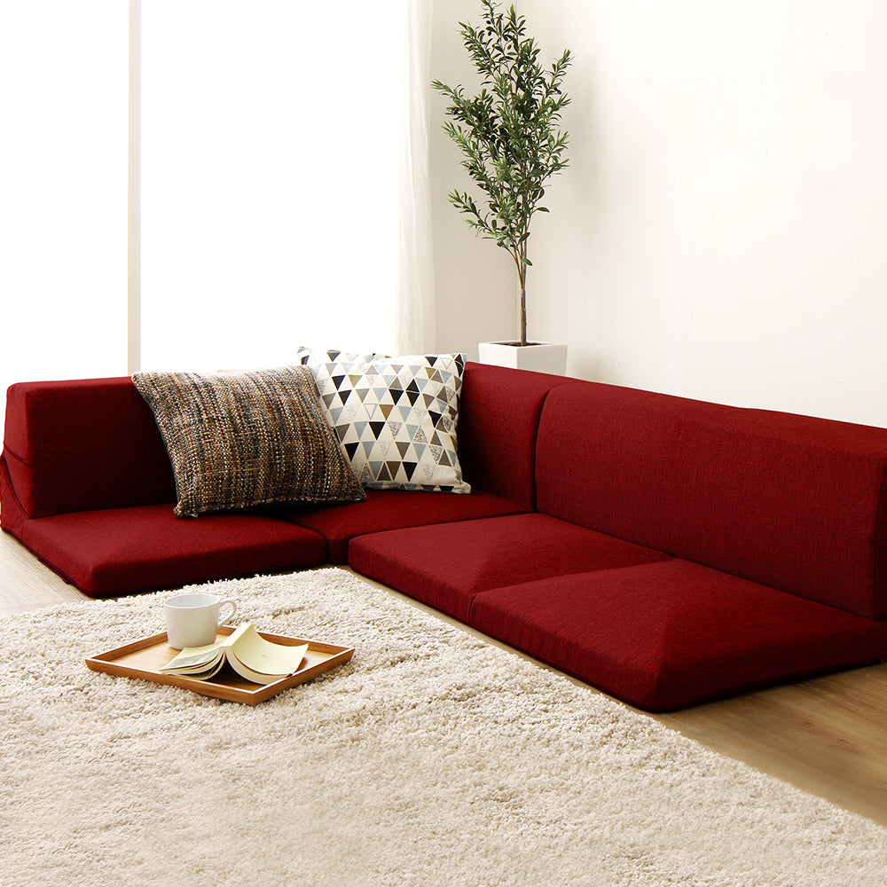 タスク生地 レッド