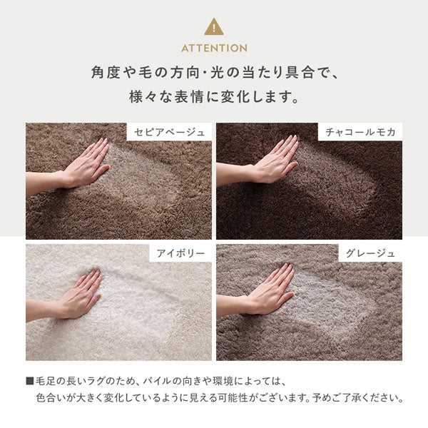 角度や毛の方向・光の当たり具合で、様々な表情に変化します。