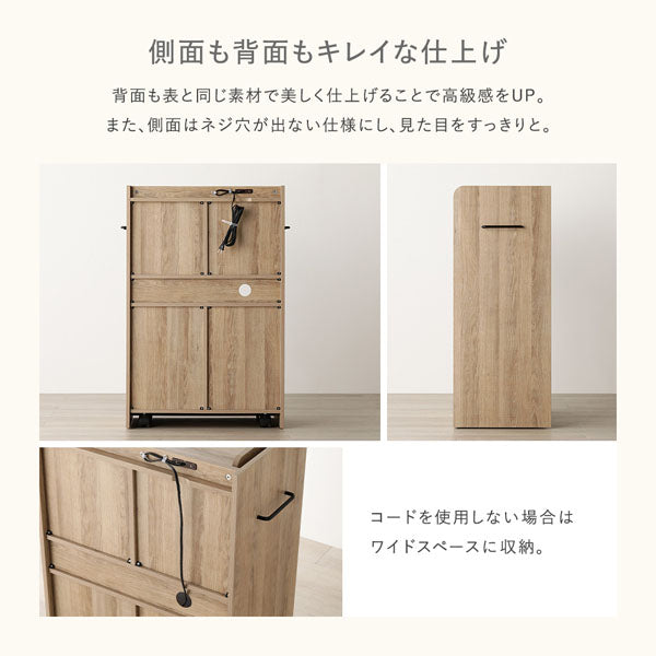 側面も背面もキレイな仕上げ