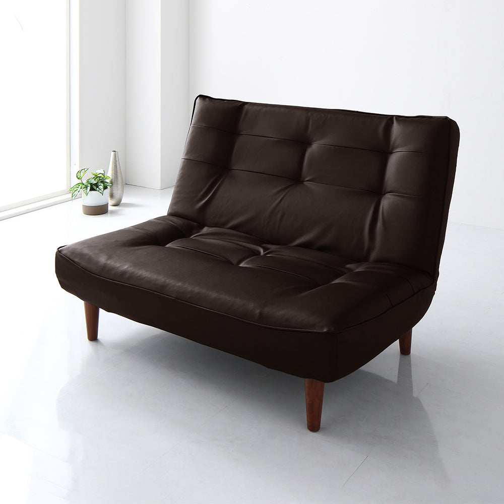 日本製リクライニングハイバックソファ(2人掛け)