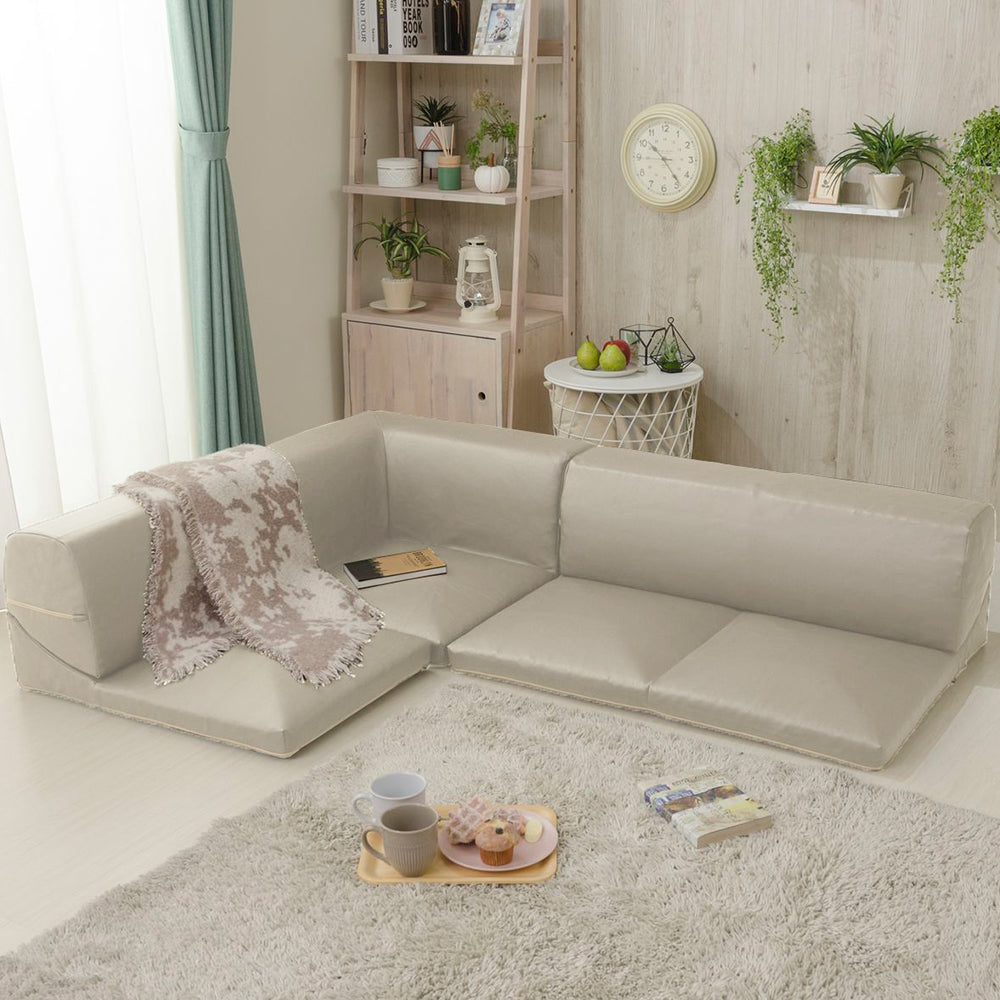 PVC レザー アイボリー