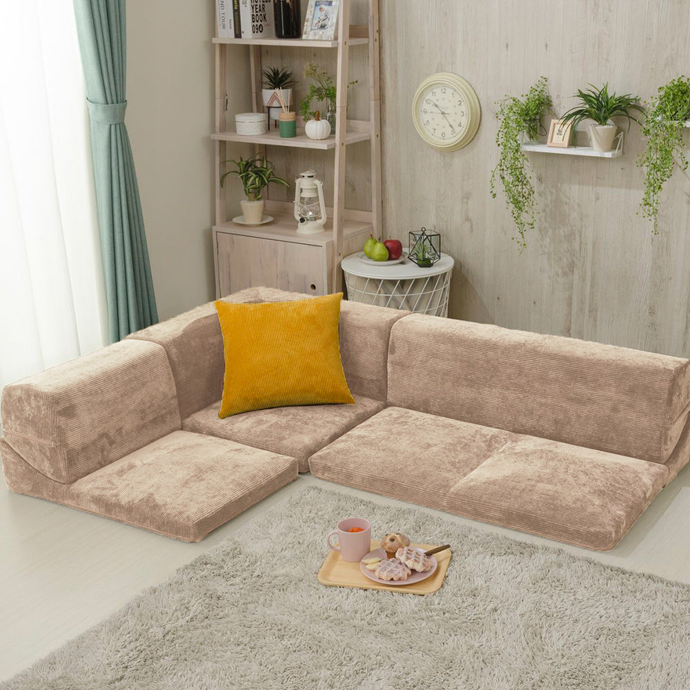 コールテン生地 ベージュ