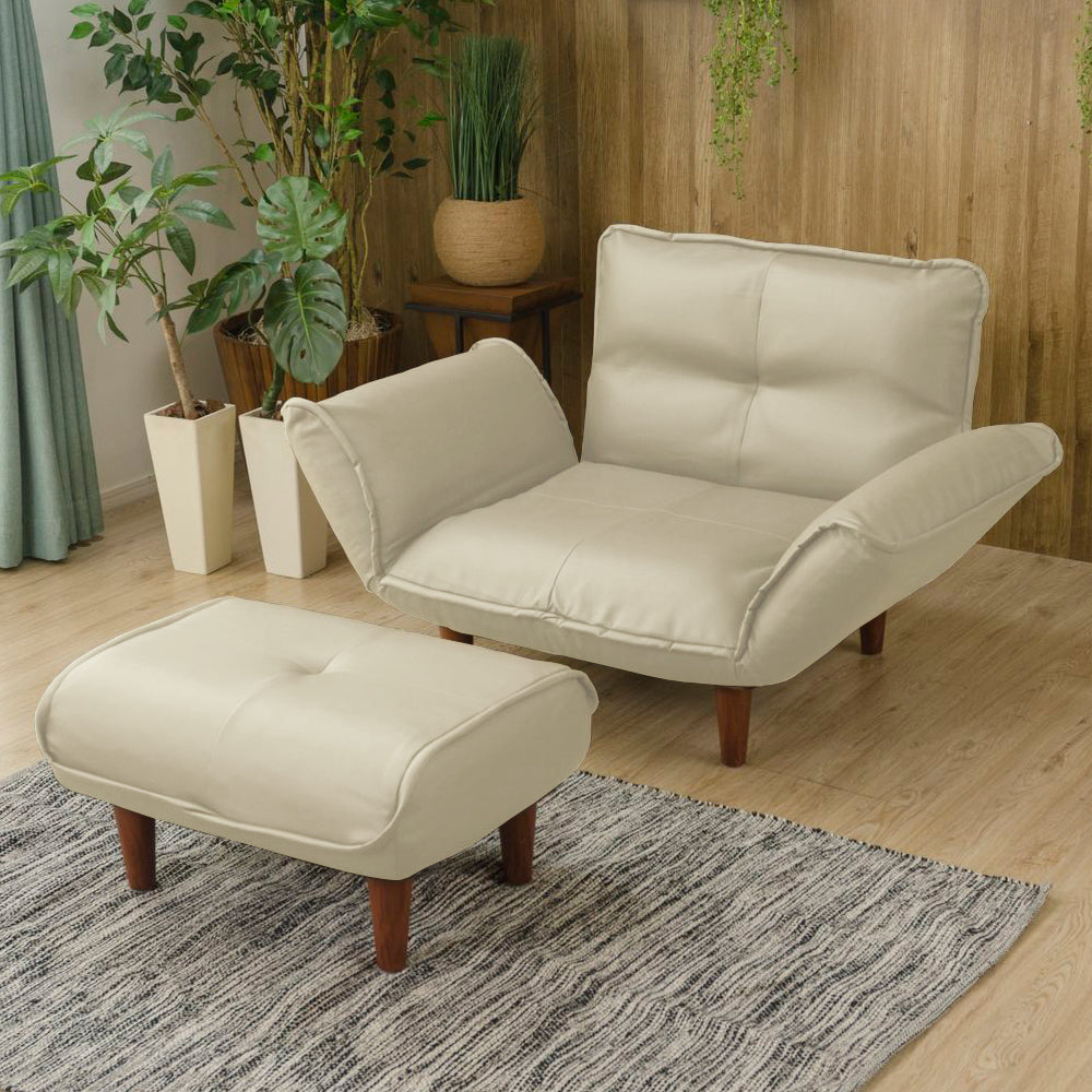 PVC レザー アイボリー