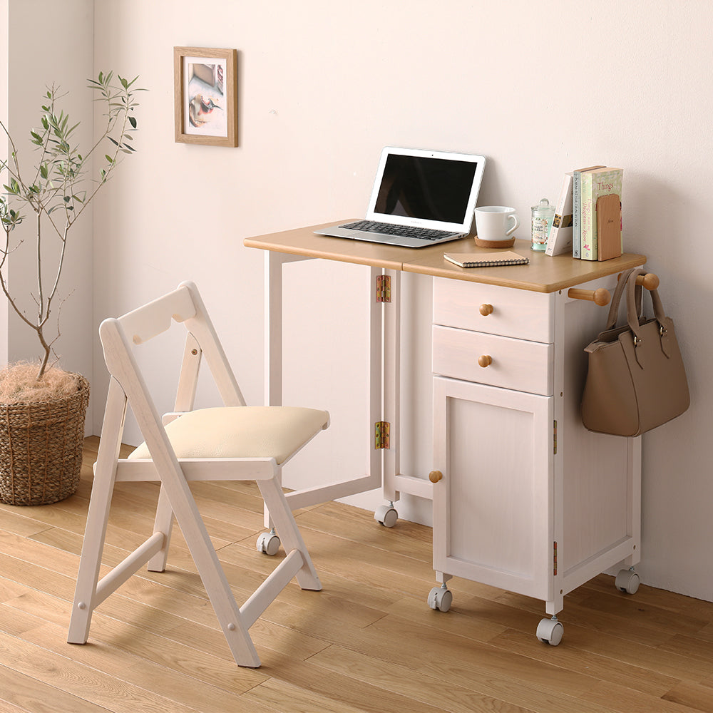 ナチュラル ホワイト デスク