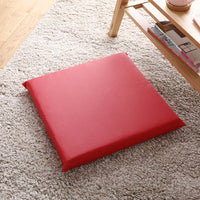 座布団クッション(フラット・レギュラータイプ)レッド