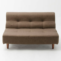 ダイニングソファ 2人掛けソファ ブラウン(ファブリック)